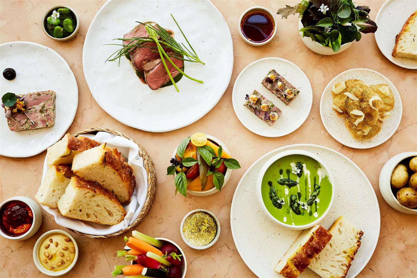 Food at new Cambridge restaurant Margaret’s. Picture: Matt Hague