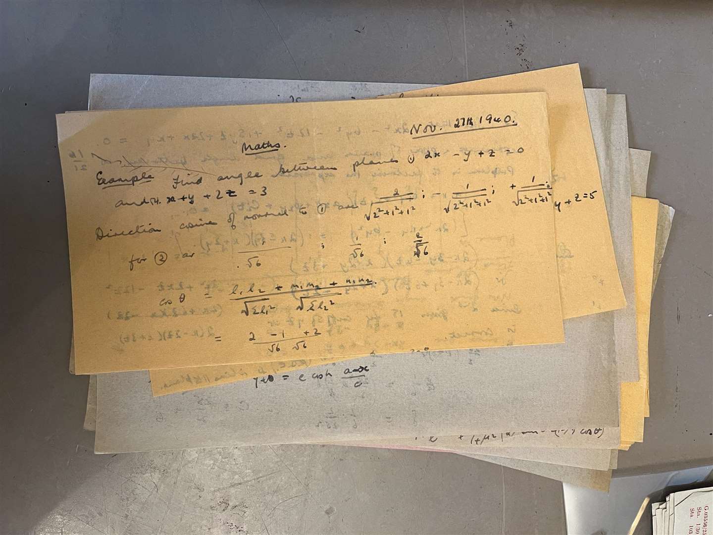 Alan Turing did not usually keep research notes, working drafts or correspondence. Picture: King’s College, Cambridge/PA