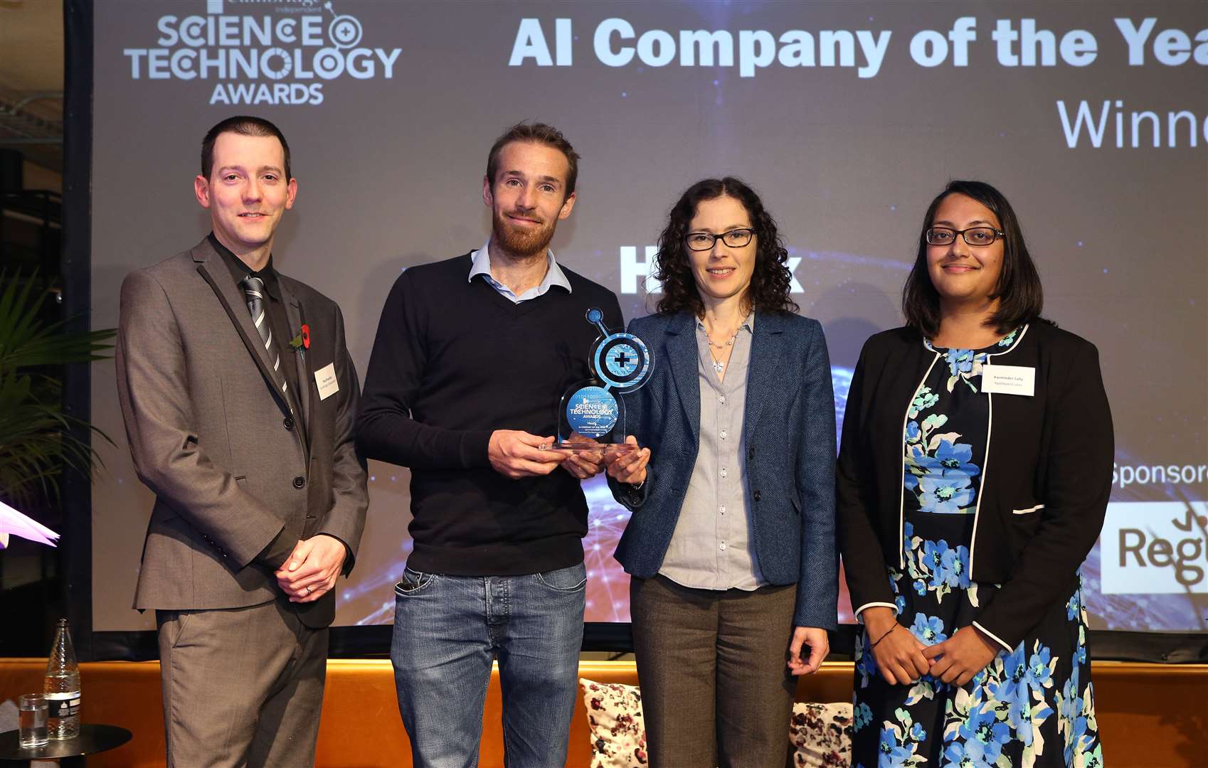 Healx won AI Company of the Year at the 2019 Cambridge Independent Science & Technology Awards. Picture: Richard Marsham