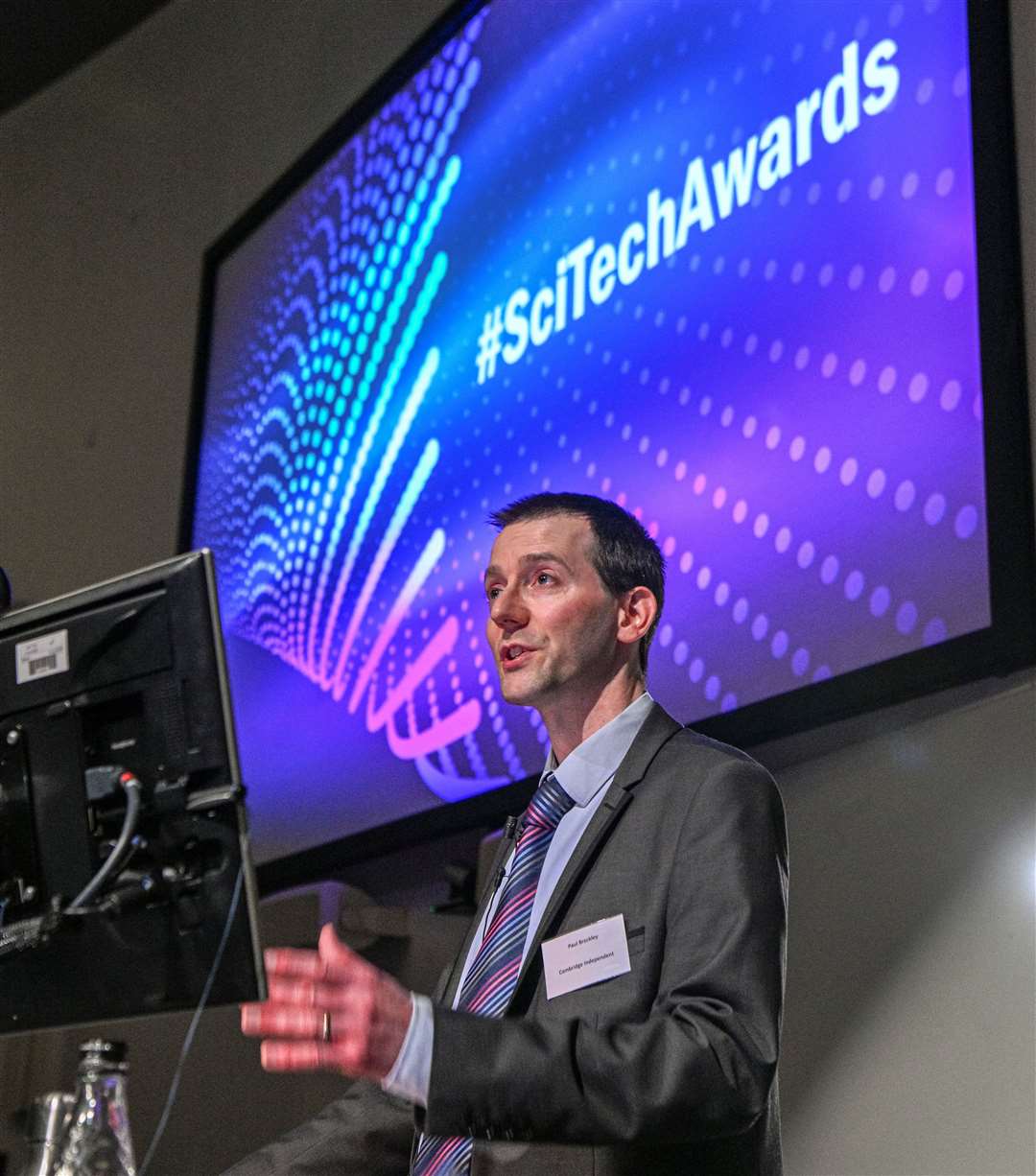 Science and Technology Awards 2023: Host Paul Brackley. Picture: Keith Heppell